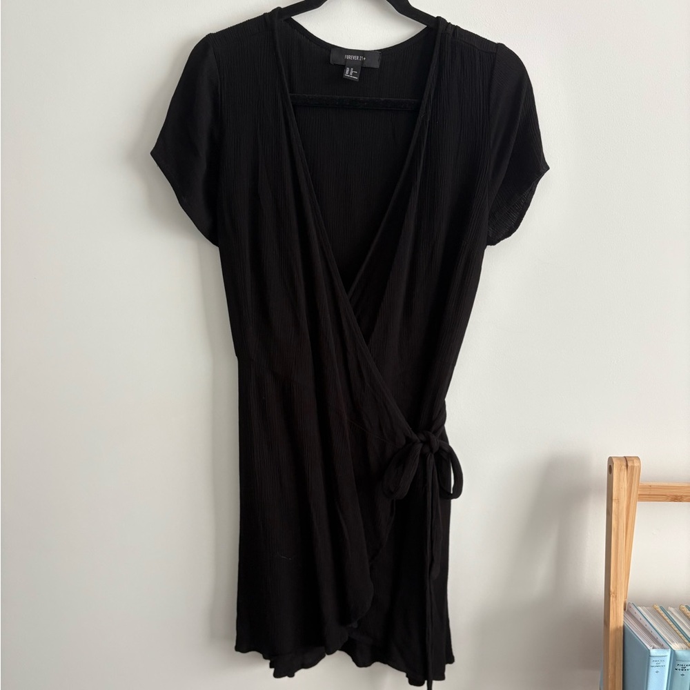 Forever 21 Black wrap dress